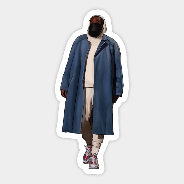 James Harden | Brooklyn Nets | Arrival Drip Sticker by ActualFactual